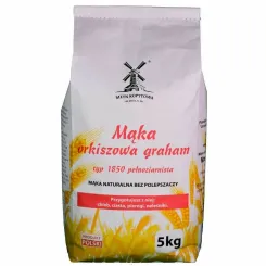 Mąka Orkiszowa Graham Typ 1850 5 kg - Młyn Kopytowa