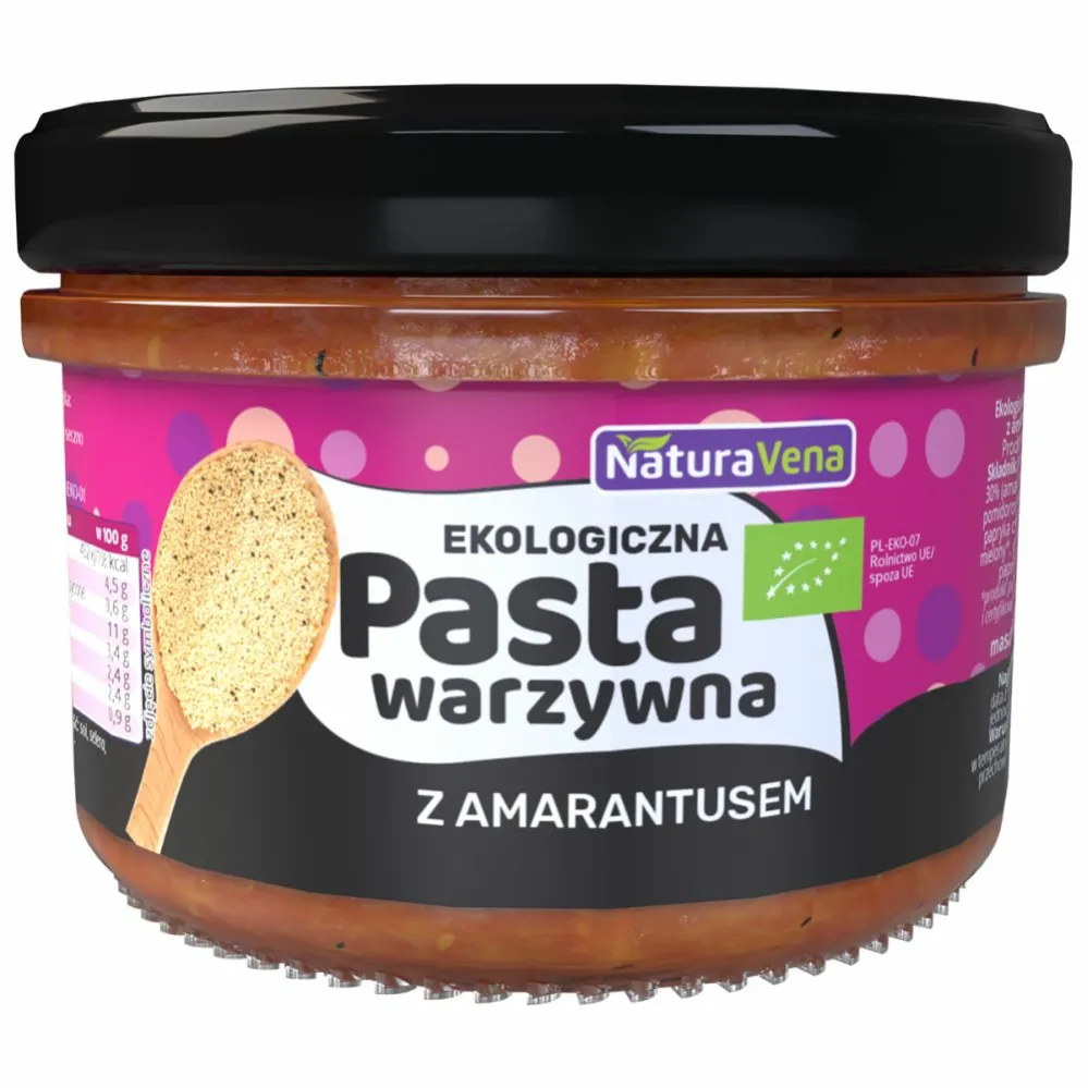 Pasta Warzywna z Amarantusem 185 g Bio - NaturAvena