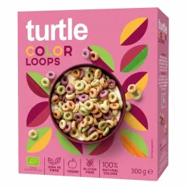 Krążki Zbożowe Kolorowe Bezglutenowe Bio 300 g - Turtle