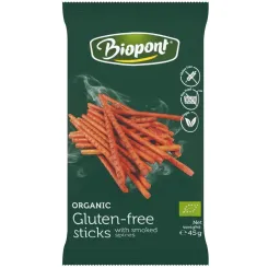 Paluszki z Wędzoną Przyprawą Bezglutenowe Bio 45 g - Biopont