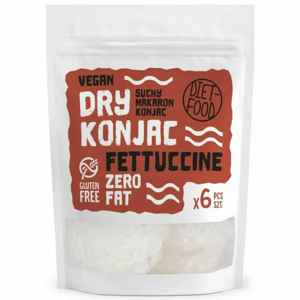 Makaron Shirataki Konjac Fettuccine Suchy (Bez Wody) 150 g - Diet-Food