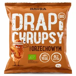 Chrupki Kukurydziane o Smaku Orzechowym BIO 50 g - NAURA