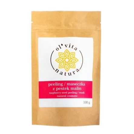 Peeling/ Maseczka Kosmetyczna z Pestek Malin 100 g - Ol'vita