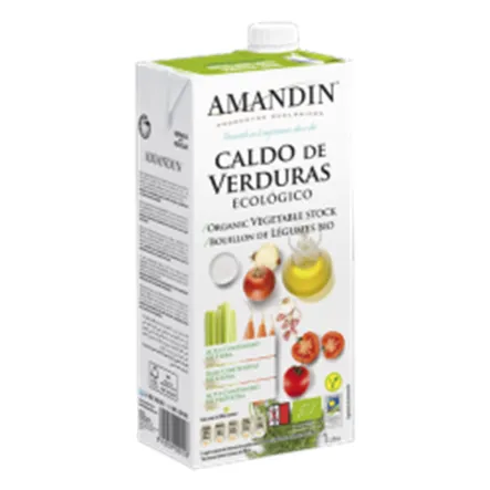 Bulion wegański WARZYWNY gotowy BIO 1000ml AMANDIN