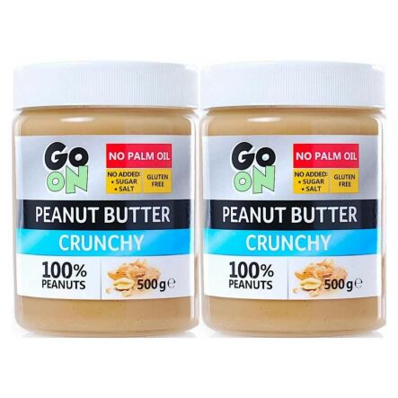 2 x Go On Masło Orzechowe Chrupiące Crunchy 500 g - Sante