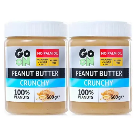 2 x Go On Masło Orzechowe Chrupiące Crunchy 500 g - Sante