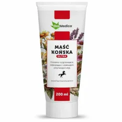 Maść Końska Rozgrzewająca - 28 Ekstraktów Roślinnych 200 ml - Ekamedica