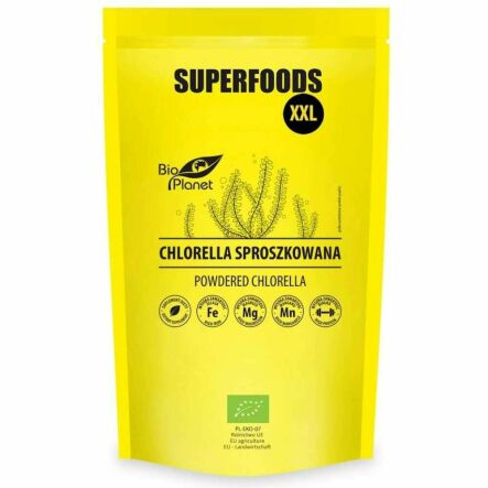 Chlorella w Proszku Glony Bio 600 g - Bio Planet