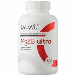 Magnez + Cynk + Witamina B6 MGZB ULTRA 120 Tabletek - OstroVit