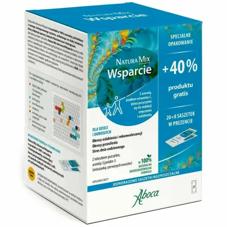 Natura Mix Advanced Wsparcie 28 Saszetek - Aboca