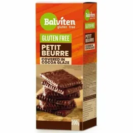 Herbatniki Petit Beurre w Polewie Kakaowej Bezglutenowe 200 g - Balviten