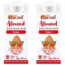 2 x Napój Migdałowy Bez Dodatku Cukru Bio 200 ml - Ecomil