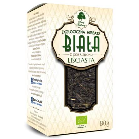 Herbata Biała Liściasta Bio 80 g - Dary Natury