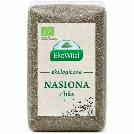Nasiona Chia (Szałwia Hiszpańska) Bio 200 g - Eko-Wital