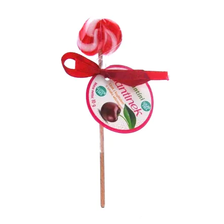 Lizak Santinek Smak WIŚNIA 10 g - Santini