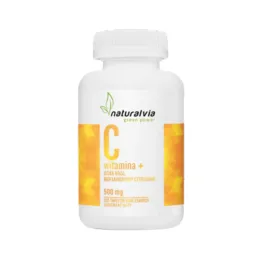 Witamina C + Dzika Róża + Bioflawonoidy Cytrusowe 120 tabletek Naturalvia 