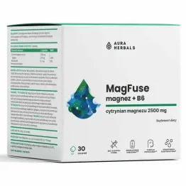 MagFuse: Magnez + B6 30 Saszetek - Aura Herbals