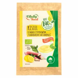 Kisiel Cytrynowy z Rabarbarem i Witaminą C Bio 38 g - Wodzisław