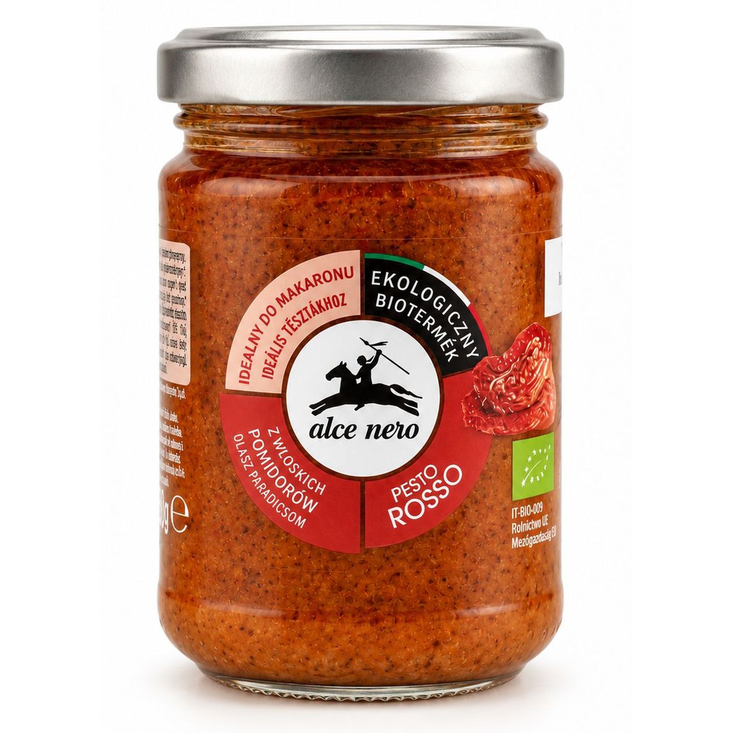 Pesto Czerwone z Suszonych Pomidorów Bio 130 g - Alce Nero