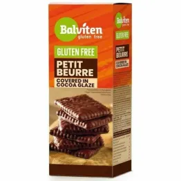 Herbatniki Petit Beurre w Polewie Kakaowej Bezglutenowe 130 g - Balviten