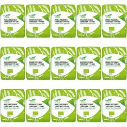 15 x Mąka Pszenna Tortowa Typ 480 Bio 1 kg - Bio Planet - wszechstronna, tortowa, do pierogów i klusek, chleba i bułek, ciast i pizzy