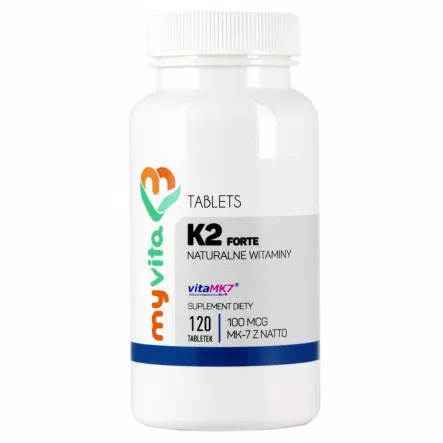 Witamina K2 MK-7 z Natto 100 mcg 120 Tabletek - MyVita