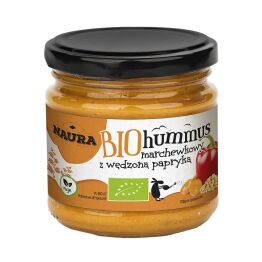 Hummus Marchewkowy z Wędzoną Papryką Bio 190 g - Naura