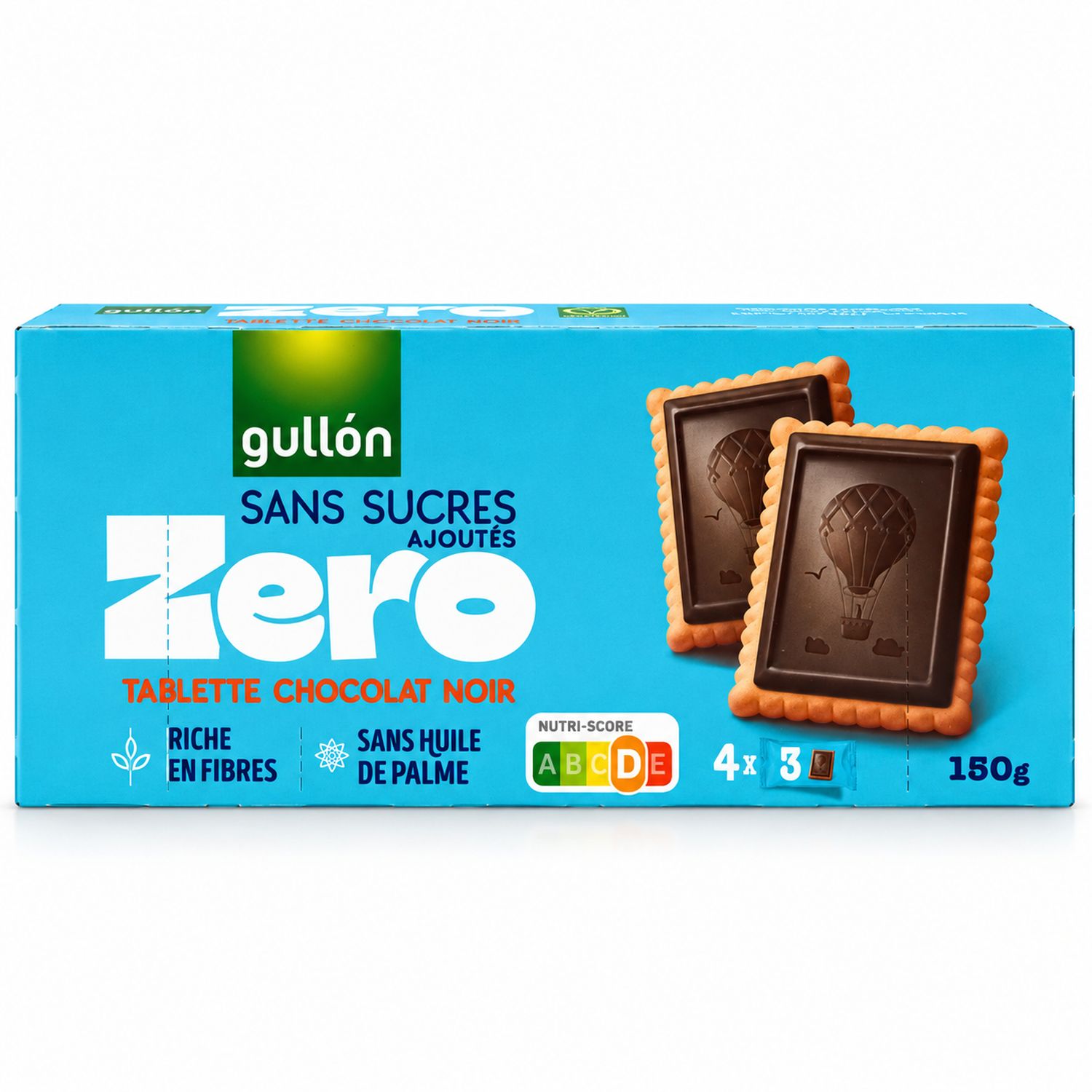 Ciastka z Gorzką Czekoladą Bez Dodatku Cukru Zero 150 g – Gullon