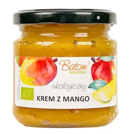 Krem z Mango Bio 200 g - Batom - Przecena Krótka Data Minimalnej Trwałości