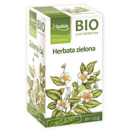 Herbata Zielona Chińska Ekspresowa Bio 30 g (20 x 1,5 g) - Apotheke