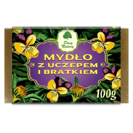 Mydło z Uczepem i Bratkiem 100 g Dary Natury