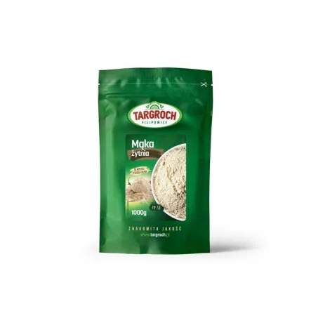 Mąka Żytnia Typ 720 1 kg - Targroch - Przecena Krótka Data Minimalnej Trwałości