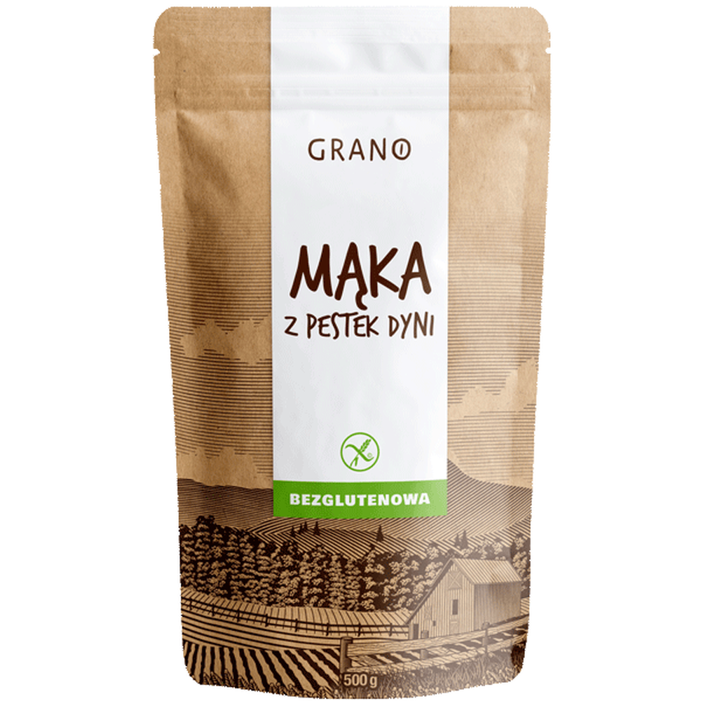 Mąka z Pestek Dyni  Bezglutenowa 500 g - Grano