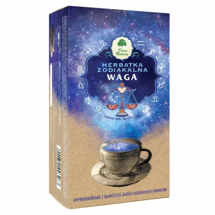 Herbatka Zodiakalna Waga 20 x 2,5 g Dary Natury