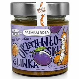 Krem z Orzechów Włoskich ze Śliwką 195 g - Basia Basia