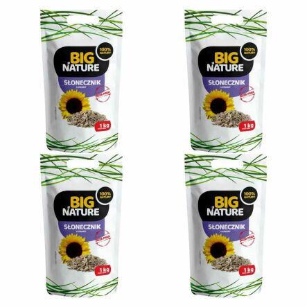 4 x Słonecznik Łuskany 1 kg - Big Nature