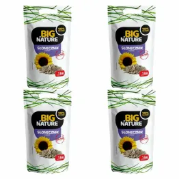 4 x Słonecznik Łuskany 1 kg - Big Nature