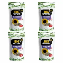 4 x Słonecznik Łuskany 1 kg - Big Nature