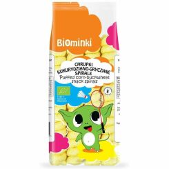 Chrupki Kukurydziano-Gryczane Spirale Bezglutenowe Bio 60 g - Biominki