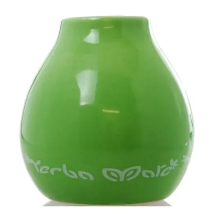 Matero Ceramico Luka Green 350 ml z Nadrukiem - Wyprzedaż