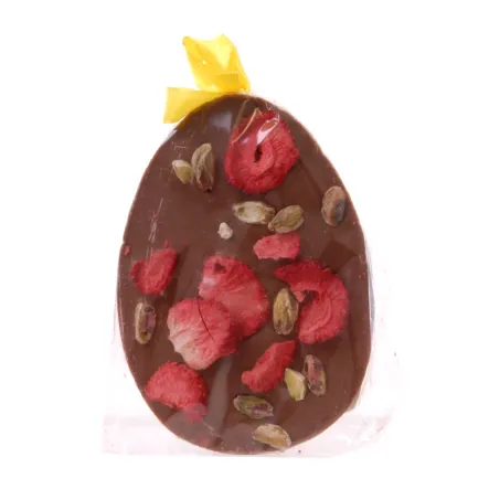 Pisanka Czekolada Mleczna Truskawka i Pistacja 70 g - Santini