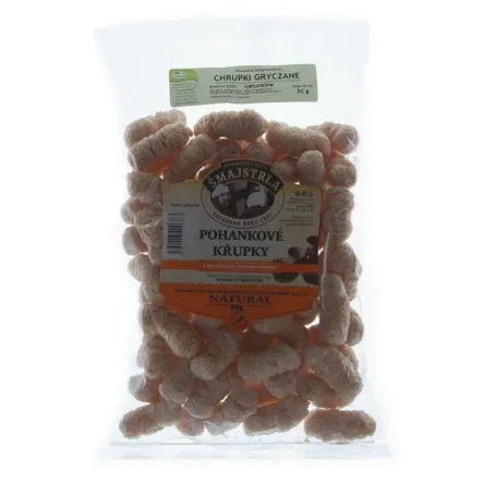 Chrupki Gryczane Naturalne 50 g - Smajstrla - Przecena Krótka Data Minimalnej Trwałości