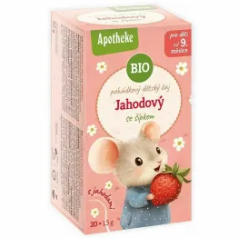 Herbatka Dla Dzieci Dzika Róża, Rokitnik i Truskawka Bio 30 g (20 x 1,5 g) - Apotheke