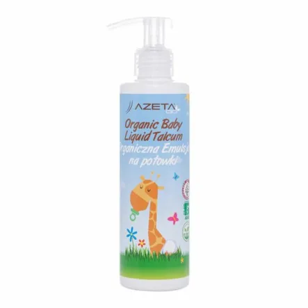 Organiczna Emulsja na Potówki 200 ml - Azeta Bio - Przecena Krótka Data Minimalnej Trwałości