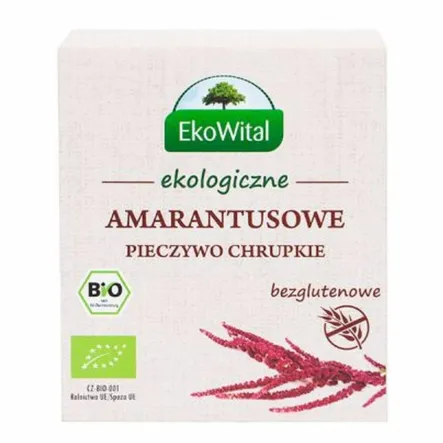 Pieczywo Chrupkie Amarantusowe Bezglutenowe Bio 100 g - EkoWital