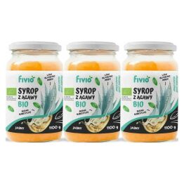 3 x BIO Syrop z Agawy Jasny 1,1 kg - Fivio
