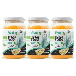 3 x BIO Syrop z Agawy Jasny 1,1 kg - Fivio