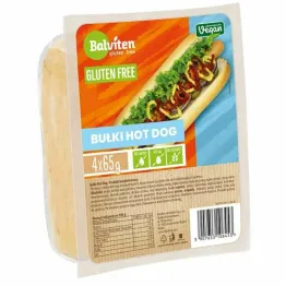 Bułki Hot Dog Bezglutenowe 4 Sztuki (260 g) - Balviten