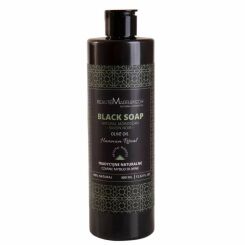 Mydło Czarne Marokańskie Savon Noir Oliwne 400 ml - Beaute Marrakech