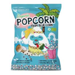 Popcorn z Niebieskiej Kukurydzy Bezglutenowy Bio 20 g - Bluecorn